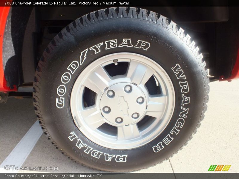 Victory Red / Medium Pewter 2008 Chevrolet Colorado LS Regular Cab