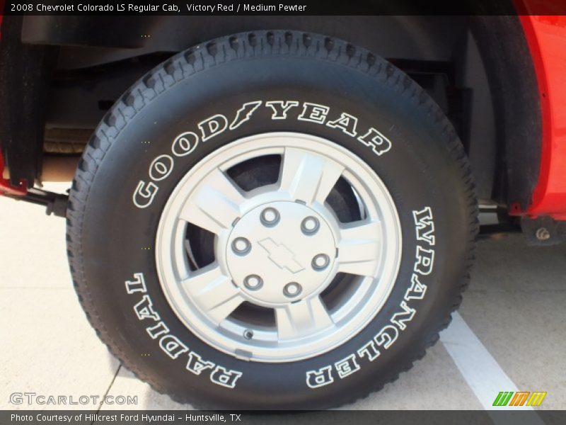 Victory Red / Medium Pewter 2008 Chevrolet Colorado LS Regular Cab