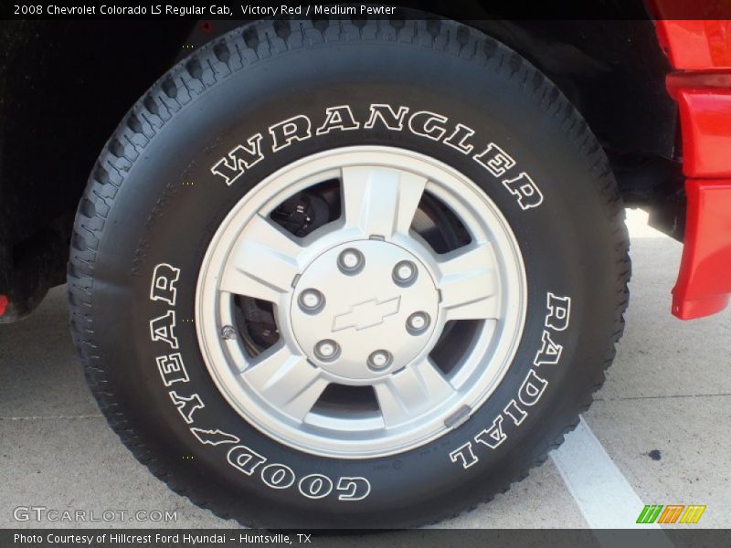Victory Red / Medium Pewter 2008 Chevrolet Colorado LS Regular Cab