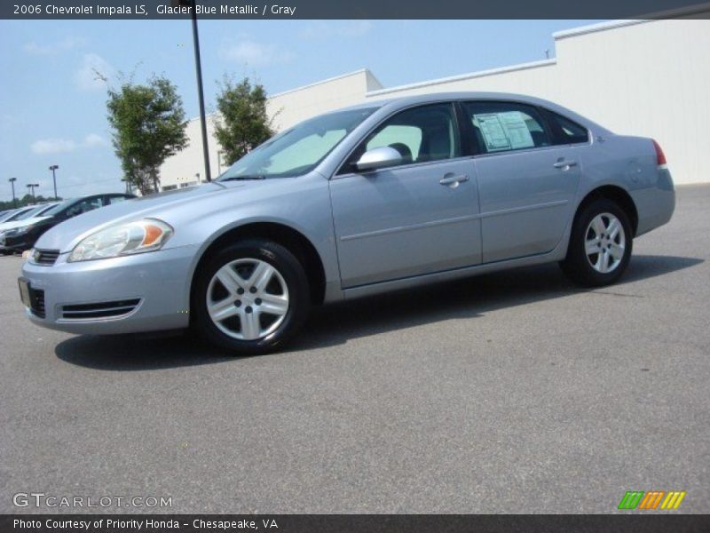 Glacier Blue Metallic / Gray 2006 Chevrolet Impala LS