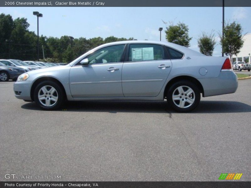 Glacier Blue Metallic / Gray 2006 Chevrolet Impala LS