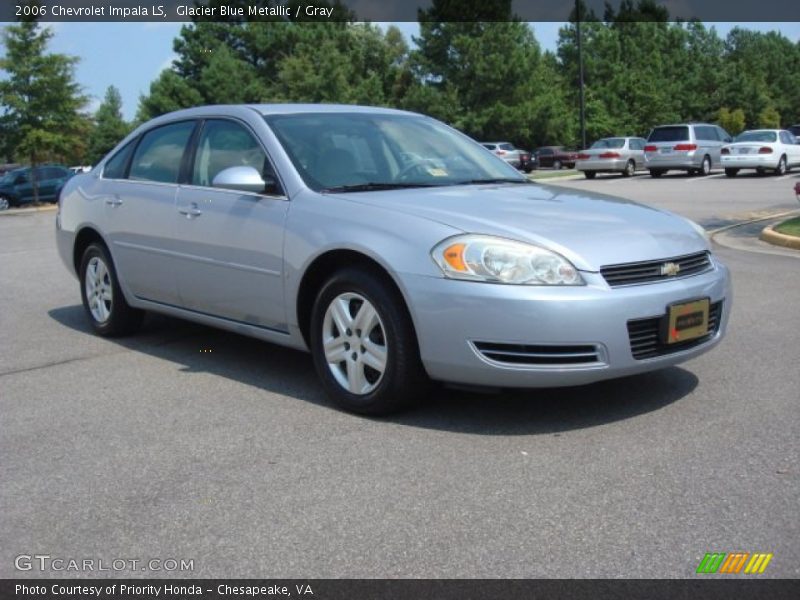 Glacier Blue Metallic / Gray 2006 Chevrolet Impala LS