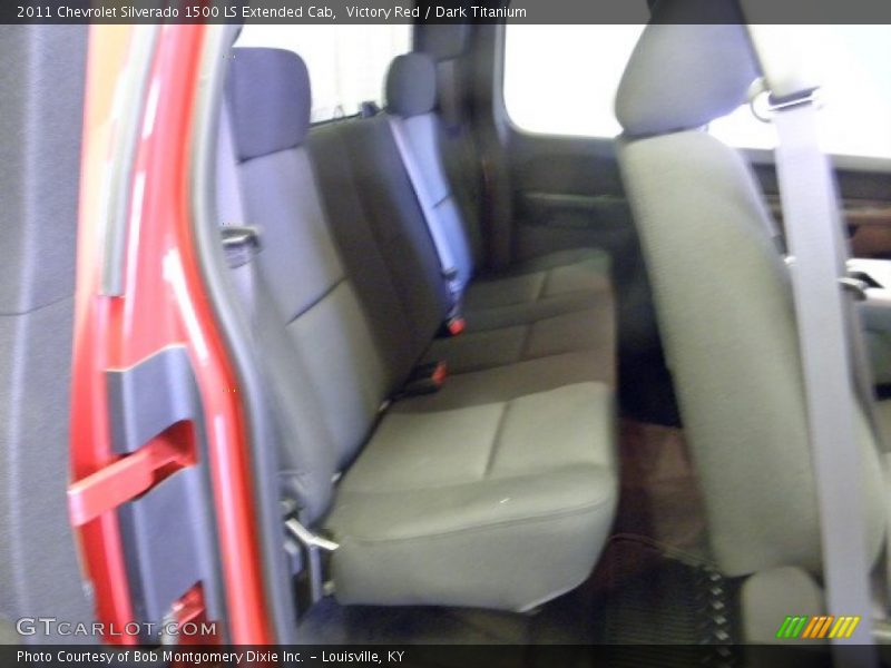 Victory Red / Dark Titanium 2011 Chevrolet Silverado 1500 LS Extended Cab