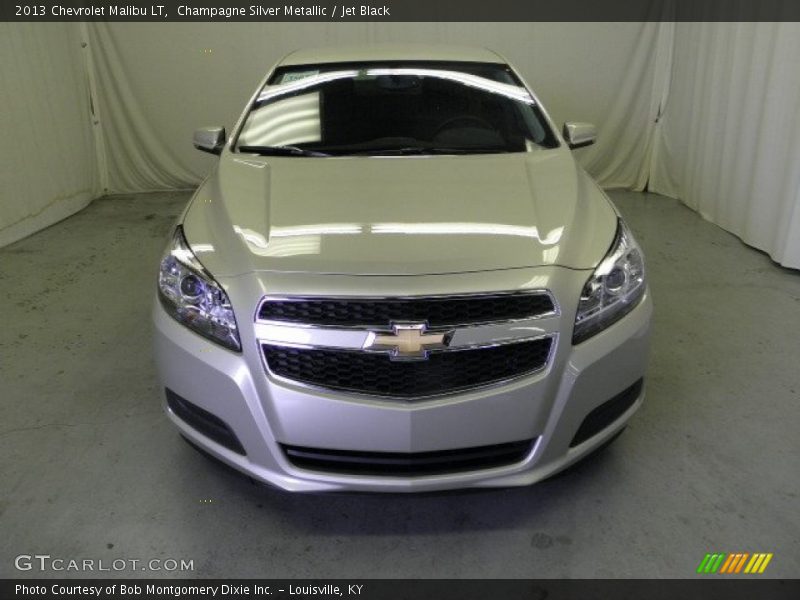 Champagne Silver Metallic / Jet Black 2013 Chevrolet Malibu LT