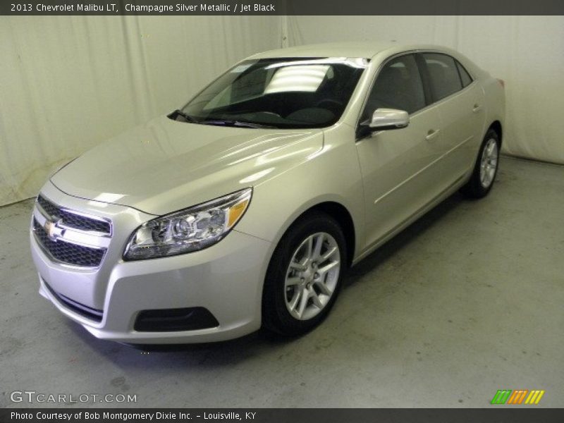 Champagne Silver Metallic / Jet Black 2013 Chevrolet Malibu LT