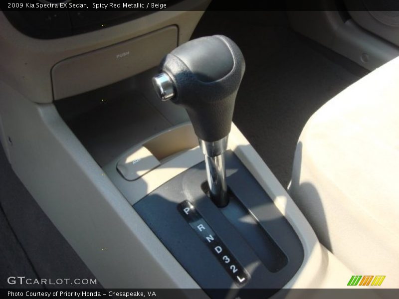  2009 Spectra EX Sedan 4 Speed Automatic Shifter