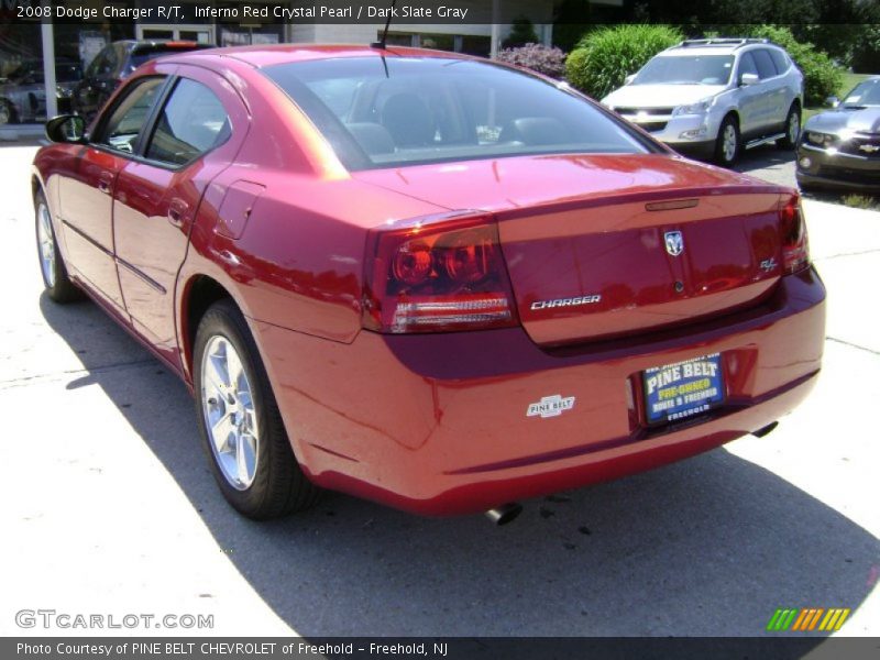 Inferno Red Crystal Pearl / Dark Slate Gray 2008 Dodge Charger R/T