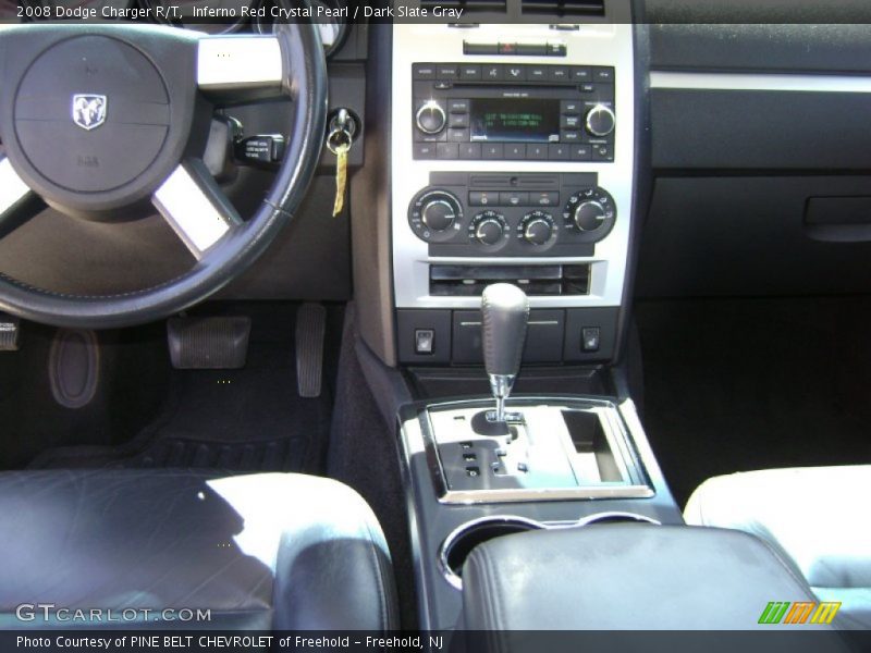 Inferno Red Crystal Pearl / Dark Slate Gray 2008 Dodge Charger R/T