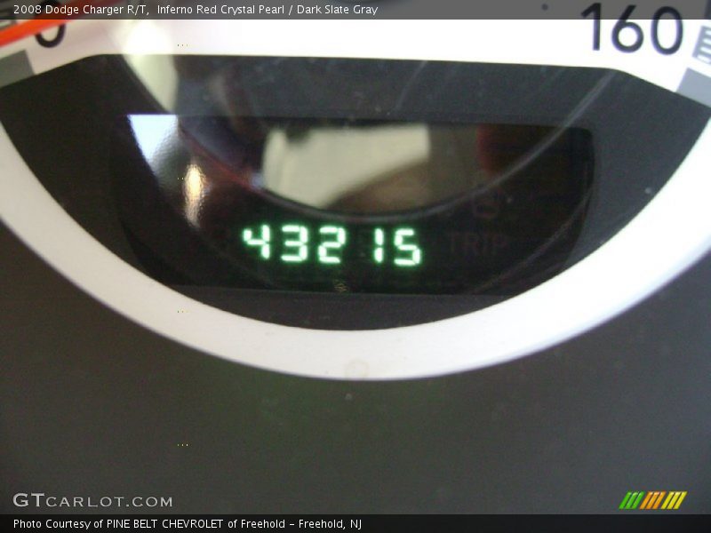 Inferno Red Crystal Pearl / Dark Slate Gray 2008 Dodge Charger R/T