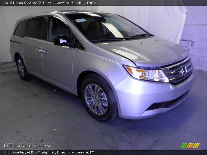 Alabaster Silver Metallic / Truffle 2012 Honda Odyssey EX-L