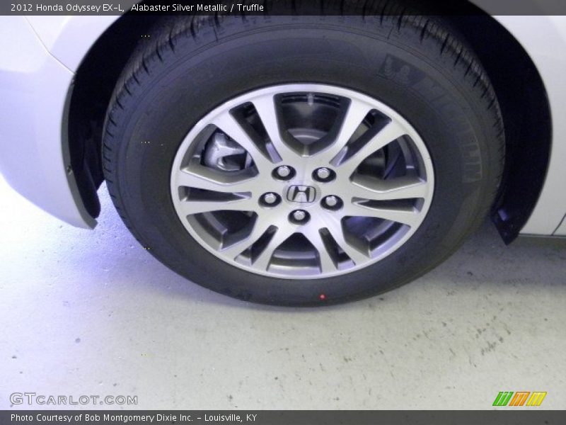 Alabaster Silver Metallic / Truffle 2012 Honda Odyssey EX-L