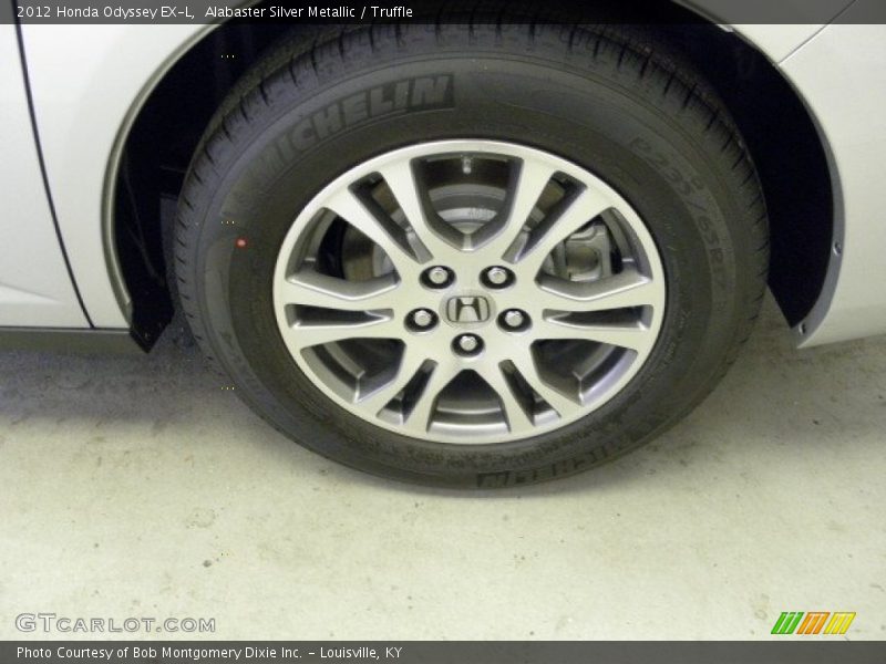 Alabaster Silver Metallic / Truffle 2012 Honda Odyssey EX-L