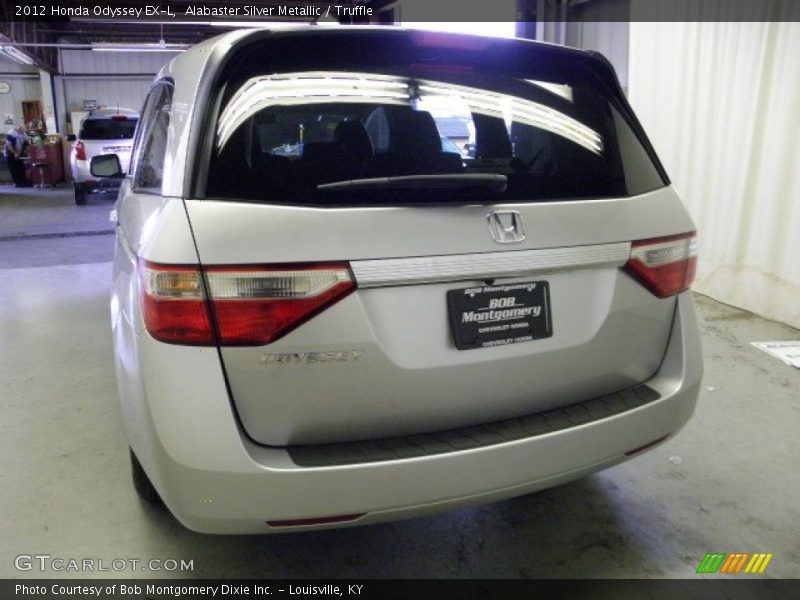 Alabaster Silver Metallic / Truffle 2012 Honda Odyssey EX-L