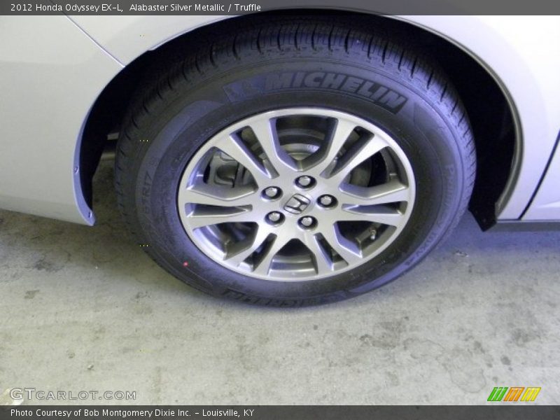 Alabaster Silver Metallic / Truffle 2012 Honda Odyssey EX-L