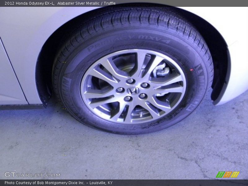 Alabaster Silver Metallic / Truffle 2012 Honda Odyssey EX-L