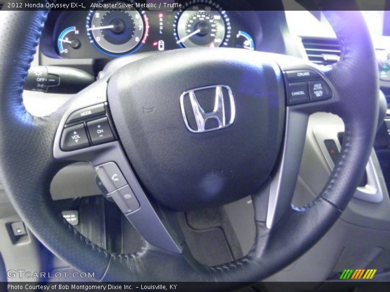 Alabaster Silver Metallic / Truffle 2012 Honda Odyssey EX-L