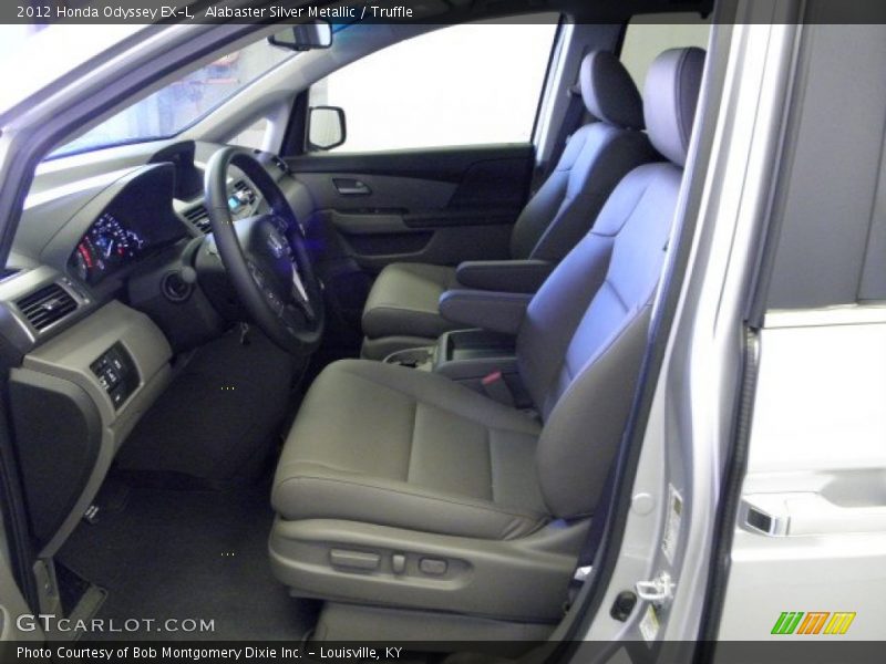 Alabaster Silver Metallic / Truffle 2012 Honda Odyssey EX-L