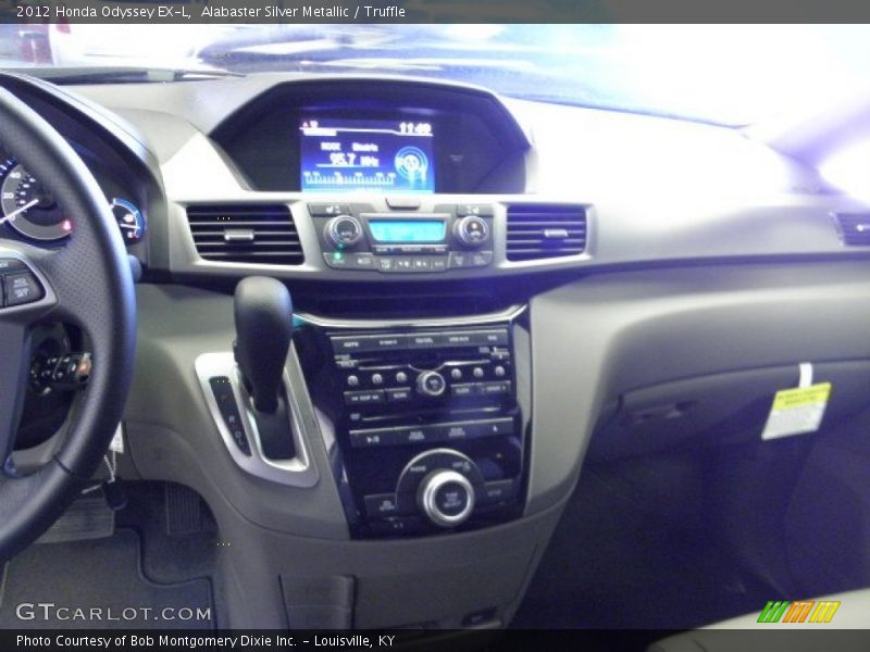 Alabaster Silver Metallic / Truffle 2012 Honda Odyssey EX-L