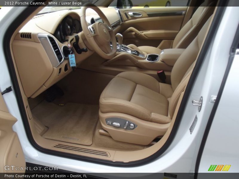  2012 Cayenne  Luxor Beige Interior