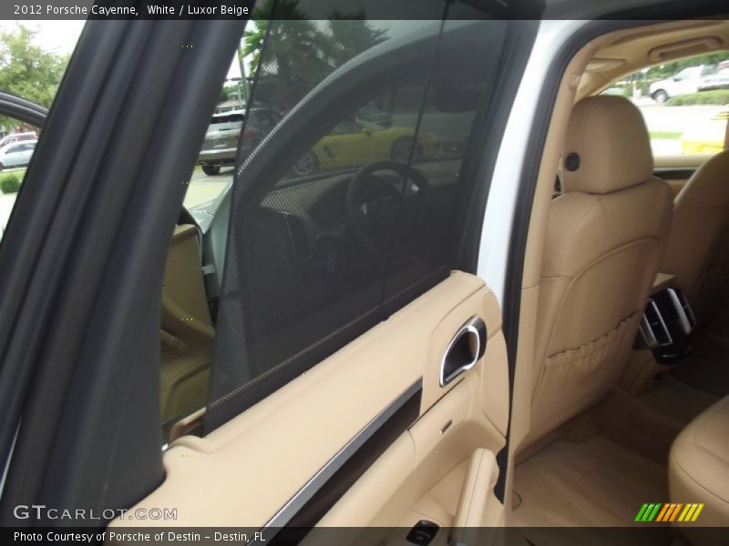 White / Luxor Beige 2012 Porsche Cayenne
