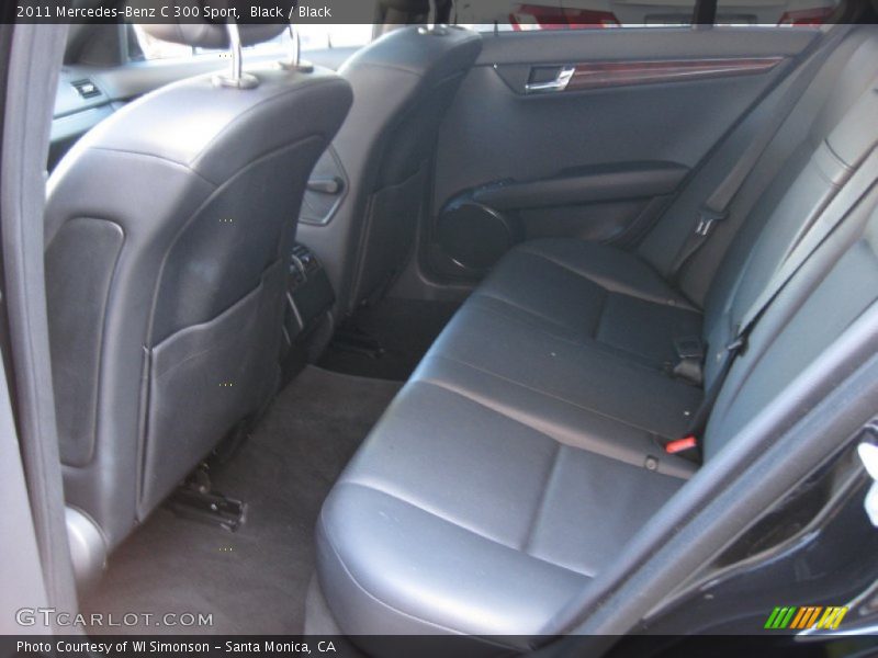Black / Black 2011 Mercedes-Benz C 300 Sport