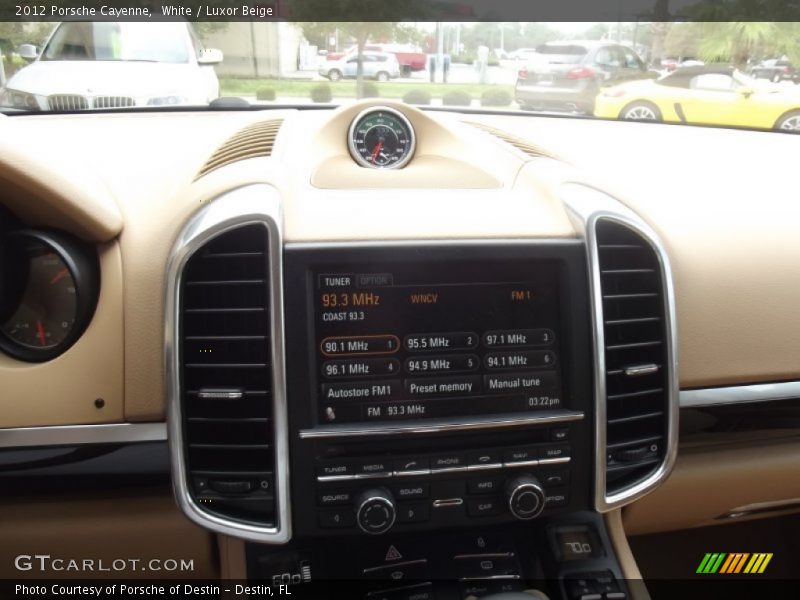 White / Luxor Beige 2012 Porsche Cayenne
