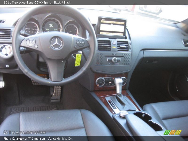 Black / Black 2011 Mercedes-Benz C 300 Sport