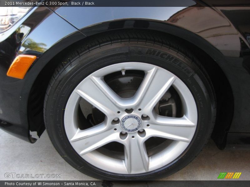 Black / Black 2011 Mercedes-Benz C 300 Sport
