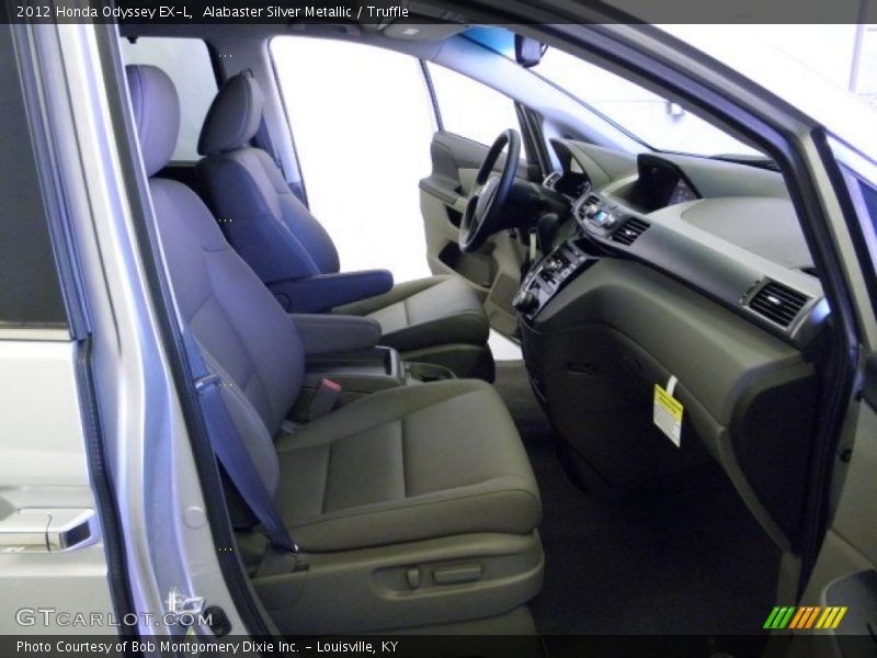 Alabaster Silver Metallic / Truffle 2012 Honda Odyssey EX-L