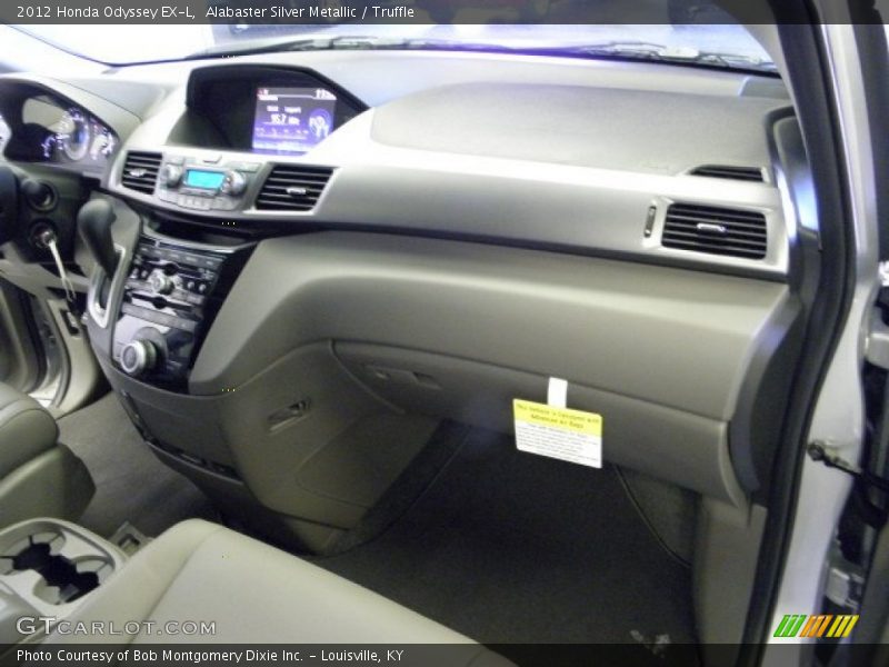 Alabaster Silver Metallic / Truffle 2012 Honda Odyssey EX-L