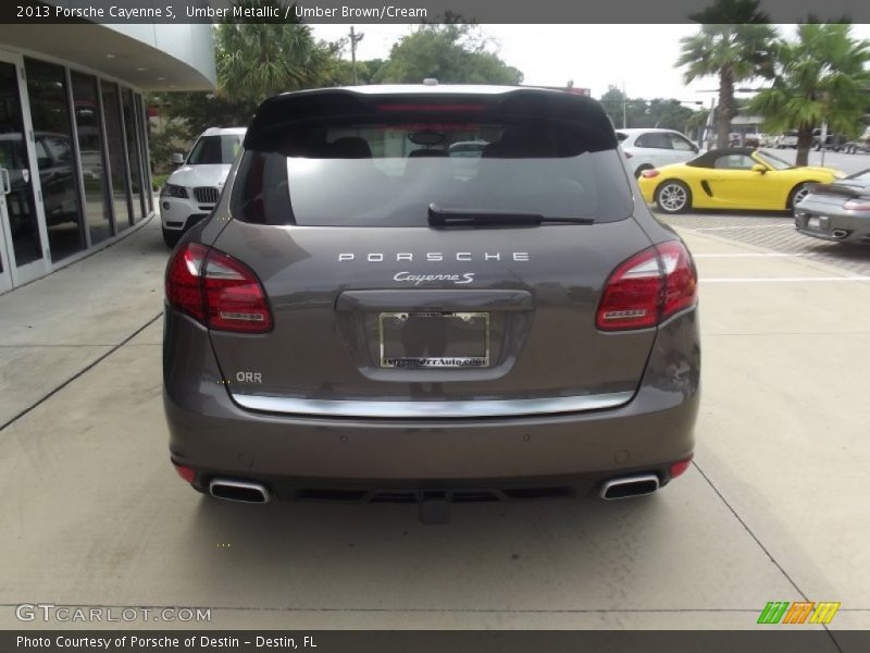 Umber Metallic / Umber Brown/Cream 2013 Porsche Cayenne S