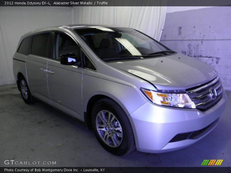 Alabaster Silver Metallic / Truffle 2012 Honda Odyssey EX-L