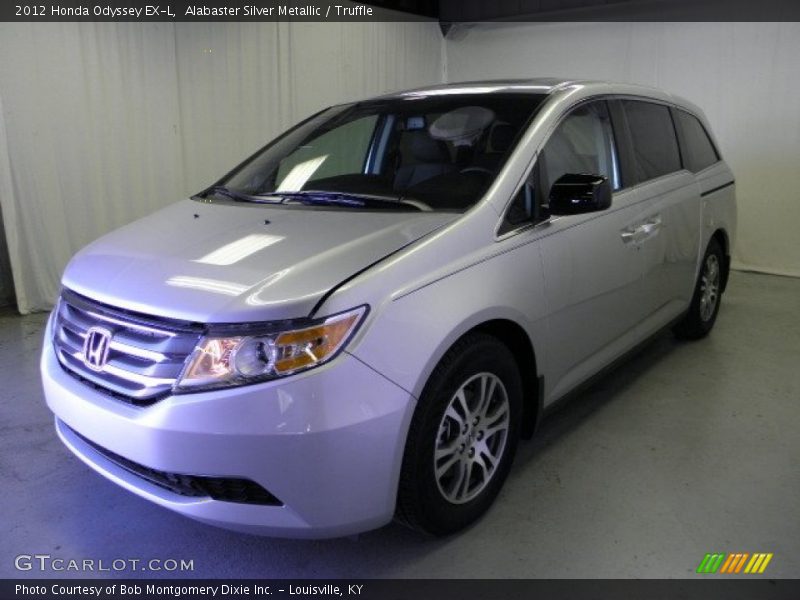 Alabaster Silver Metallic / Truffle 2012 Honda Odyssey EX-L