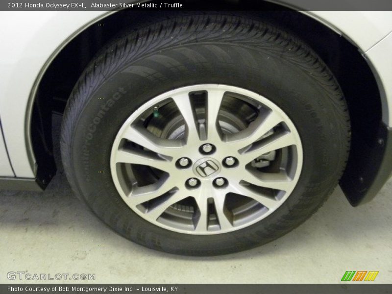 Alabaster Silver Metallic / Truffle 2012 Honda Odyssey EX-L