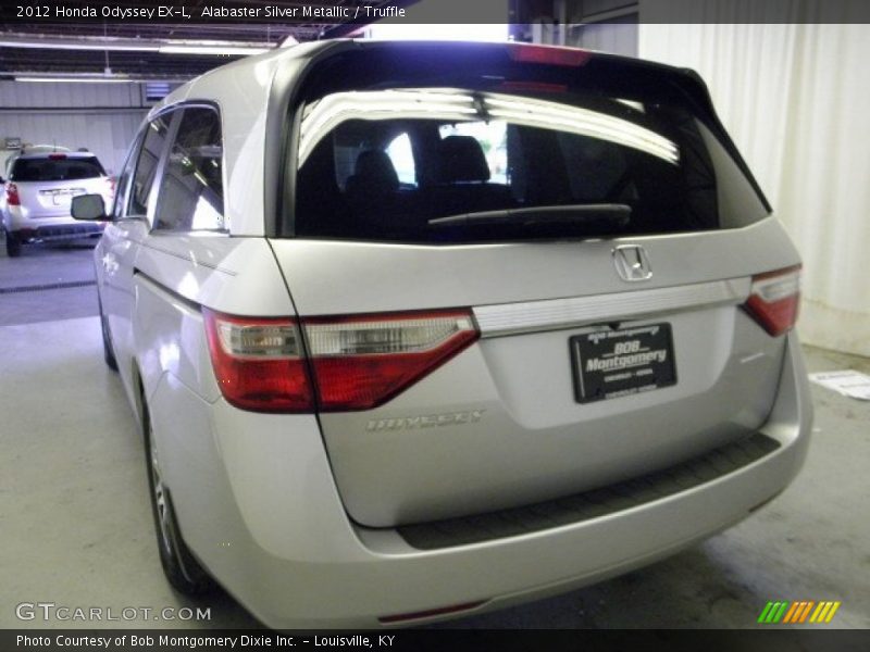 Alabaster Silver Metallic / Truffle 2012 Honda Odyssey EX-L
