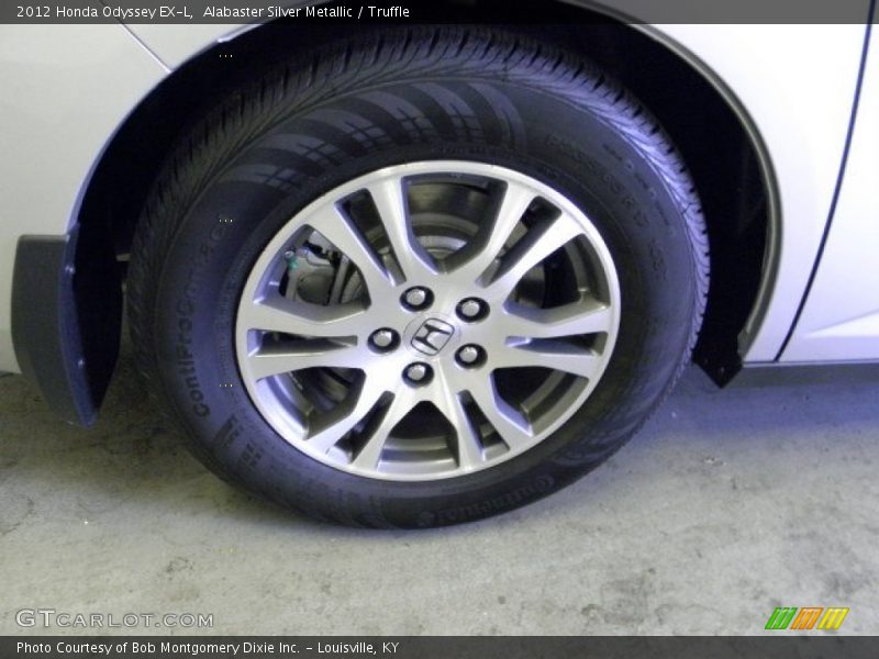 Alabaster Silver Metallic / Truffle 2012 Honda Odyssey EX-L
