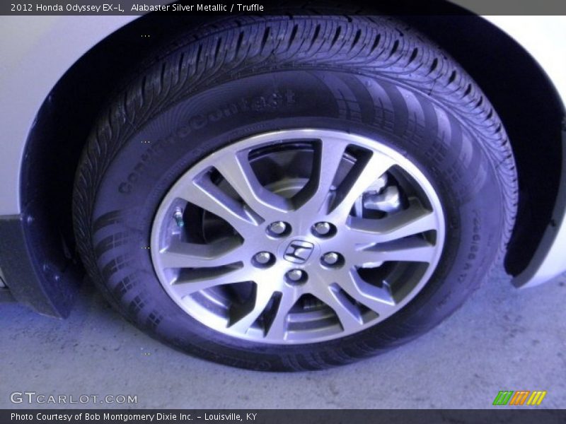 Alabaster Silver Metallic / Truffle 2012 Honda Odyssey EX-L