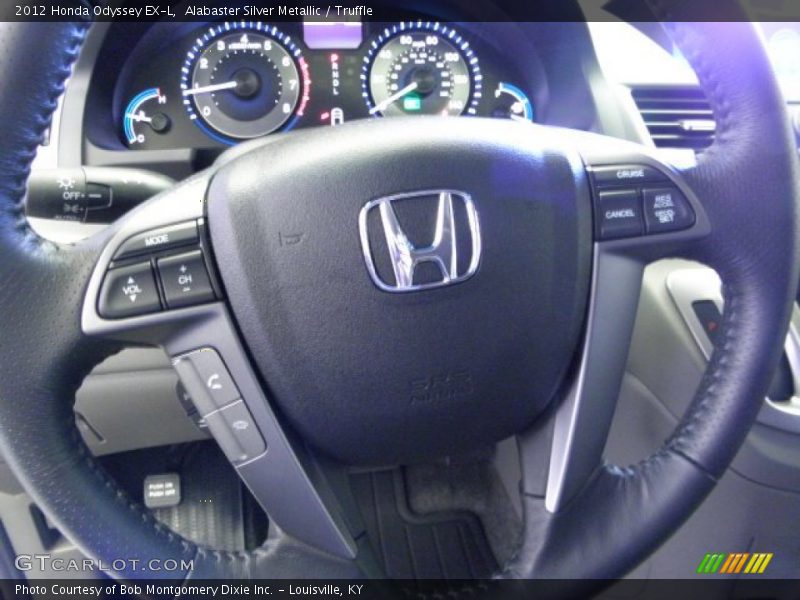 Alabaster Silver Metallic / Truffle 2012 Honda Odyssey EX-L