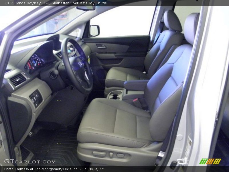 Alabaster Silver Metallic / Truffle 2012 Honda Odyssey EX-L