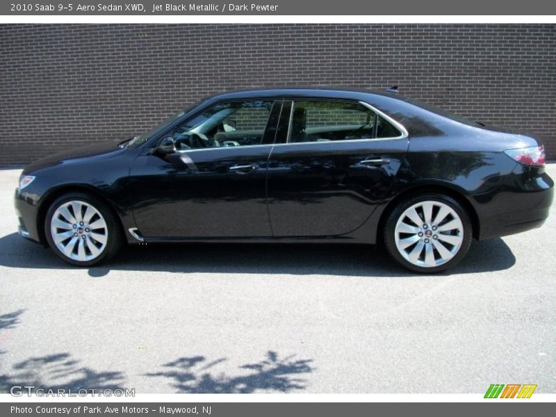 Jet Black Metallic / Dark Pewter 2010 Saab 9-5 Aero Sedan XWD