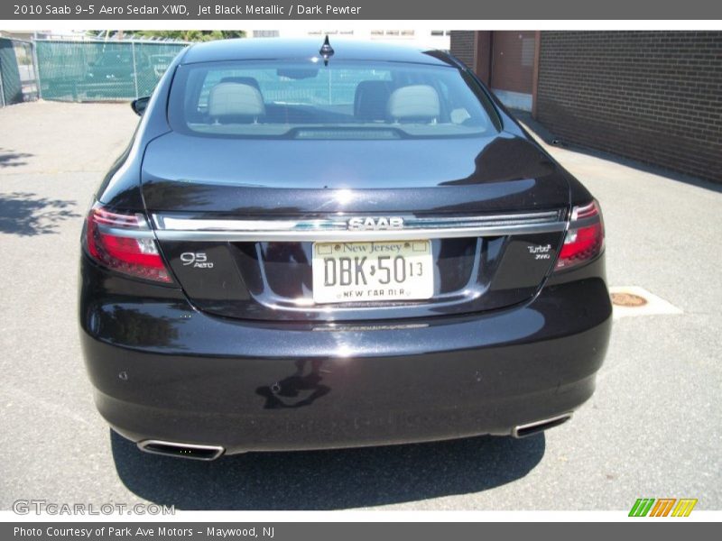 Jet Black Metallic / Dark Pewter 2010 Saab 9-5 Aero Sedan XWD