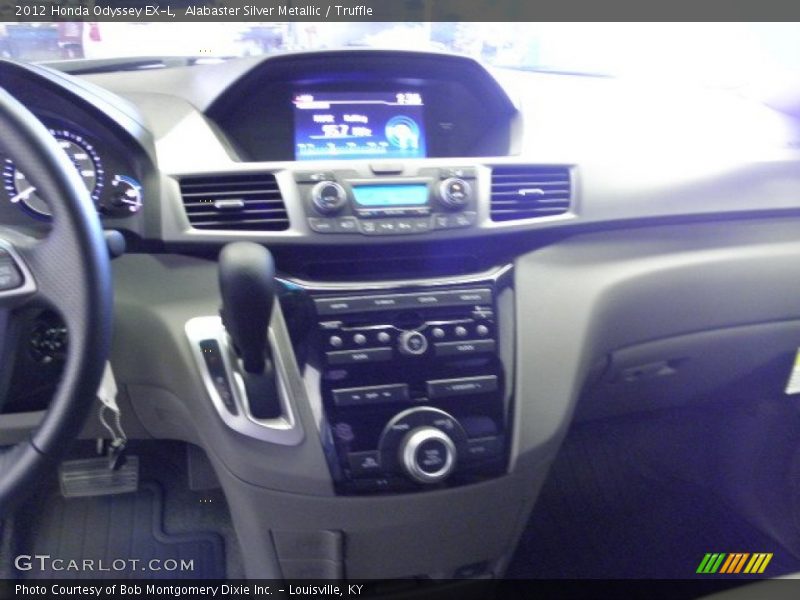 Alabaster Silver Metallic / Truffle 2012 Honda Odyssey EX-L