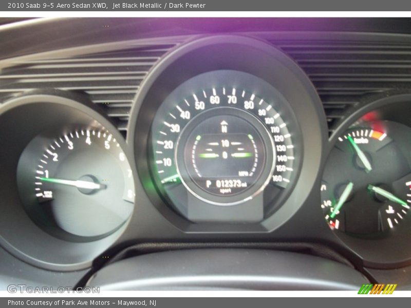 Jet Black Metallic / Dark Pewter 2010 Saab 9-5 Aero Sedan XWD