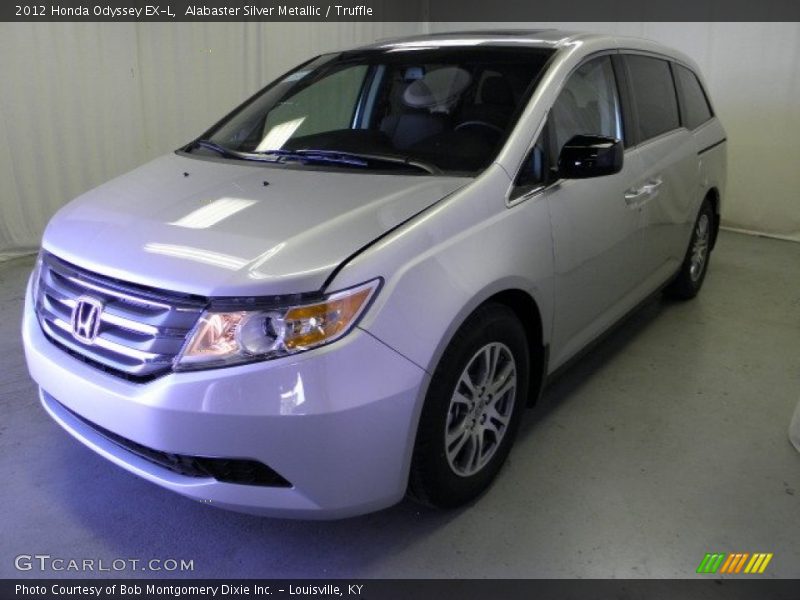 Alabaster Silver Metallic / Truffle 2012 Honda Odyssey EX-L