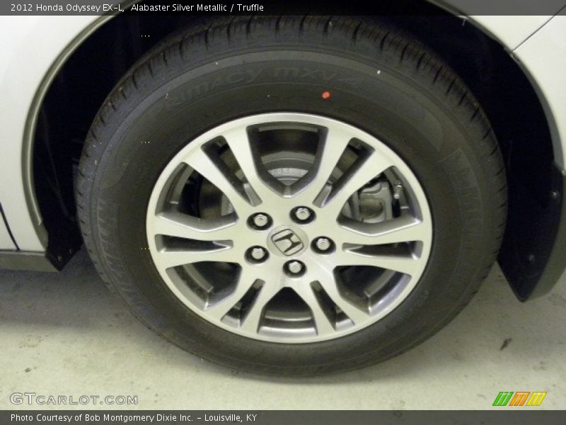 Alabaster Silver Metallic / Truffle 2012 Honda Odyssey EX-L
