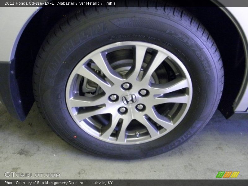 Alabaster Silver Metallic / Truffle 2012 Honda Odyssey EX-L