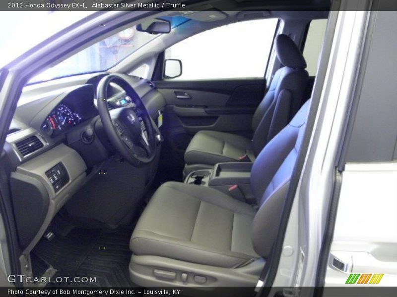 Alabaster Silver Metallic / Truffle 2012 Honda Odyssey EX-L