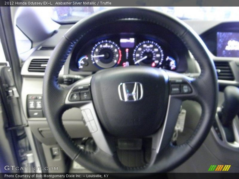 Alabaster Silver Metallic / Truffle 2012 Honda Odyssey EX-L