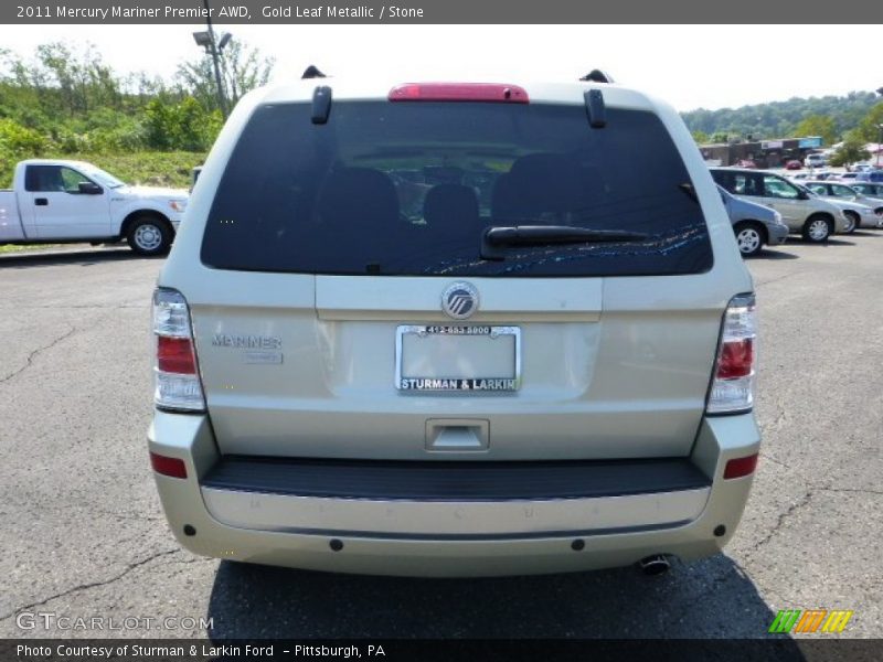 Gold Leaf Metallic / Stone 2011 Mercury Mariner Premier AWD