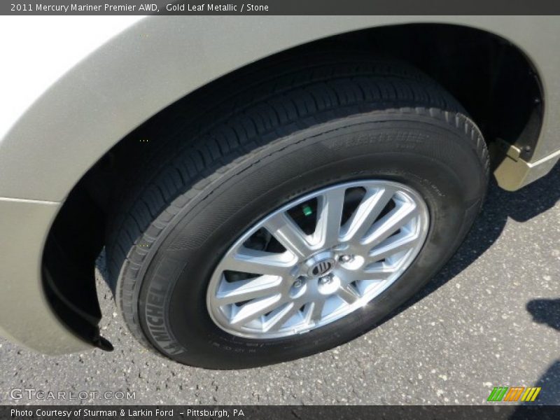 Gold Leaf Metallic / Stone 2011 Mercury Mariner Premier AWD